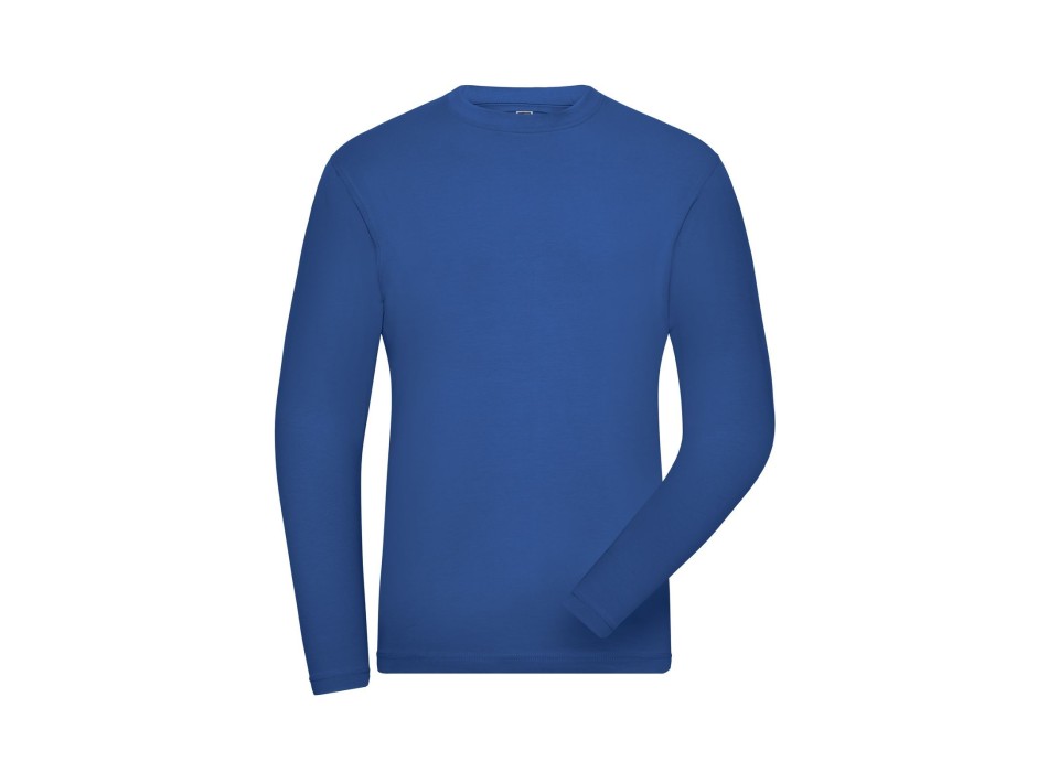 Men's Bio Stretch-Longsleeve Work - Solid