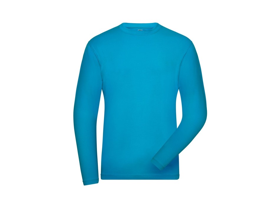 Men's Bio Stretch-Longsleeve Work - Solid