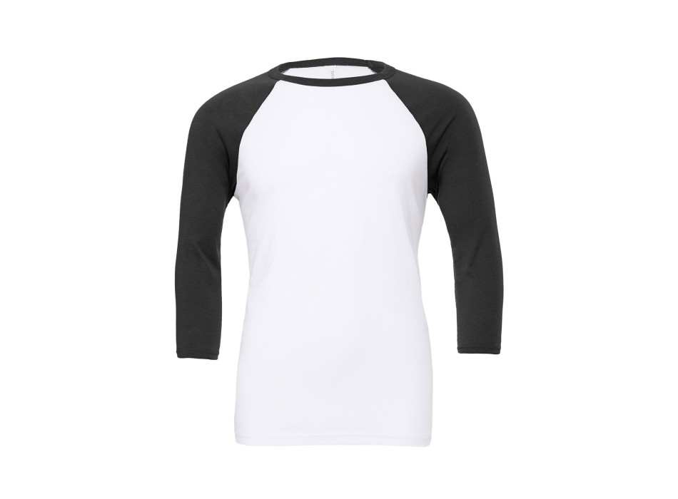 Unisex 3/4 Sleeve Baseball Tee