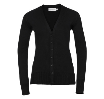 Ladies' V-Neck Knitted Cardigan