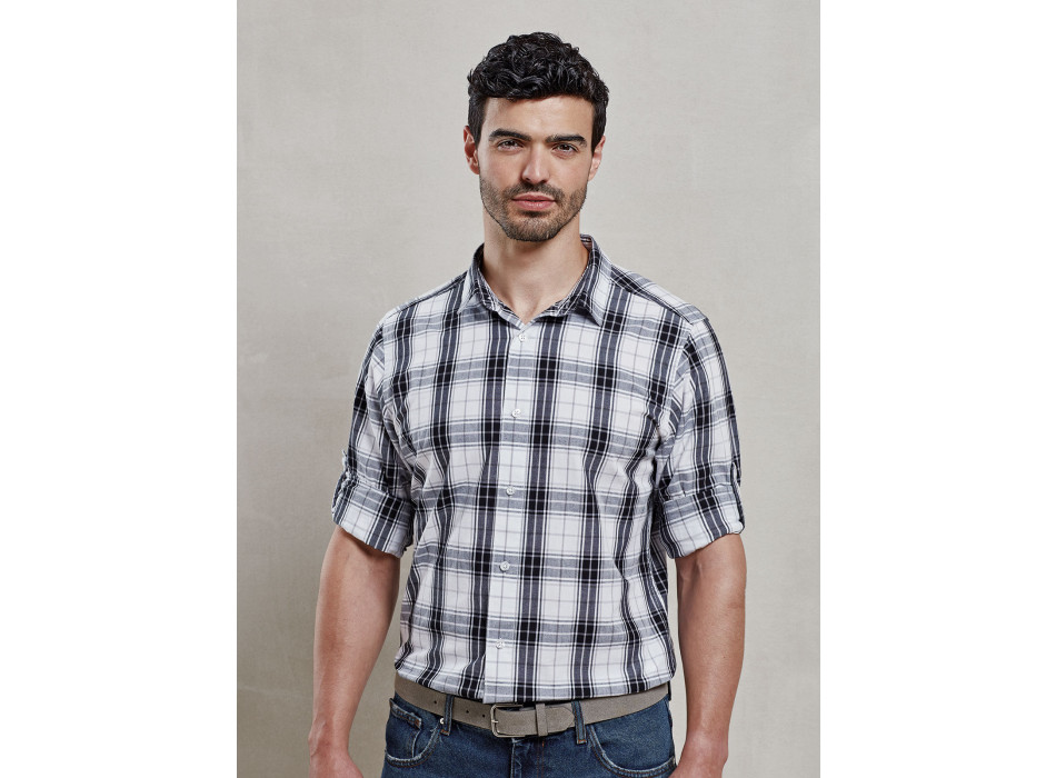 Men's Long Sleeve 'Ginmill' Check Shirt