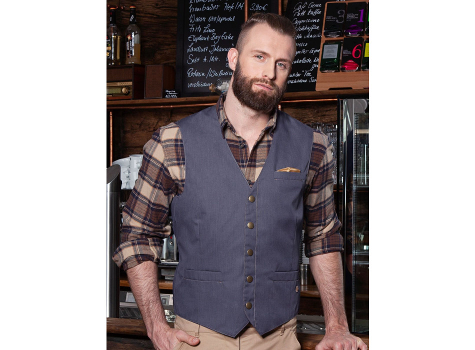 Men's Waistcoat Jeans-Style