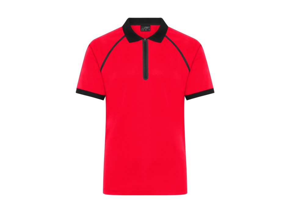 Men's Zip-Polo