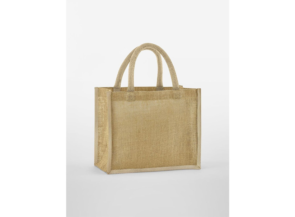 Natural Starched Jute Midi Tote