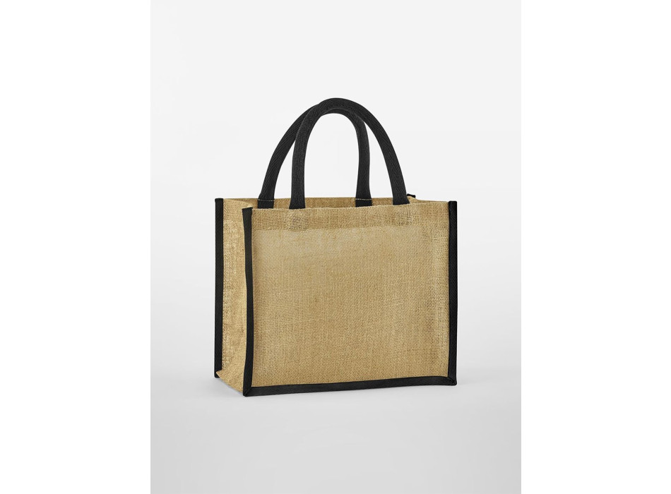 Natural Starched Jute Midi Tote