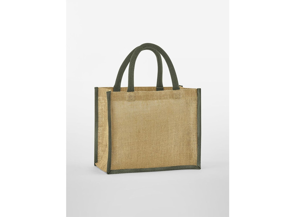 Natural Starched Jute Midi Tote