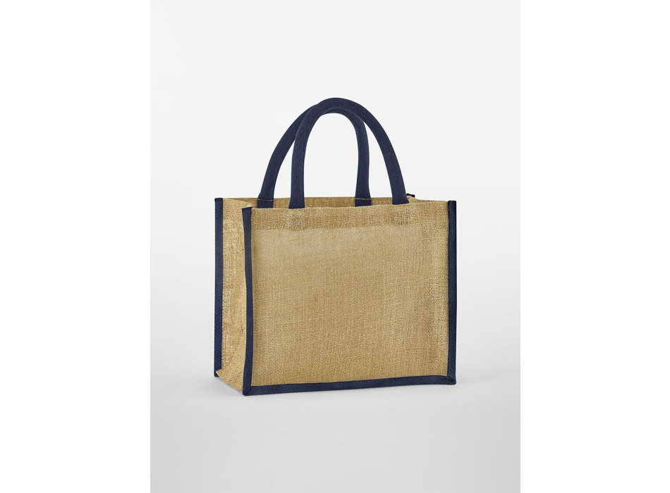 Natural Starched Jute Midi Tote