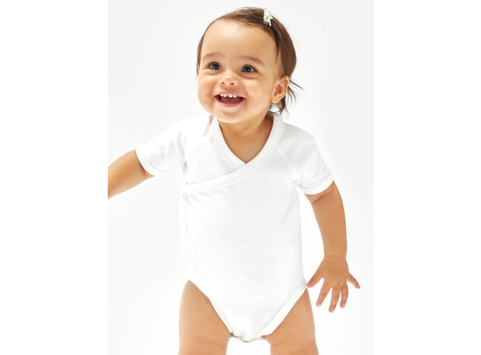 Organic Baby Kimono Bodysuit