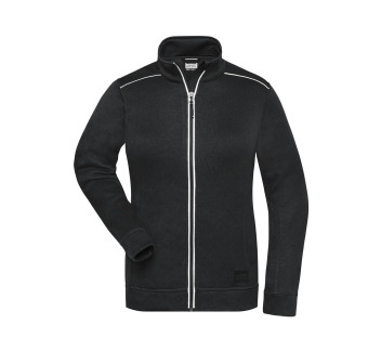 Ladies' Knitted Workwear Fleece Jacket - Solid