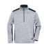 Pile Men Knitted Workwear Half-Zip Strong