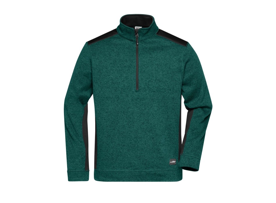 Men's Knitted Workwear Fleece Half-Zip - Strong