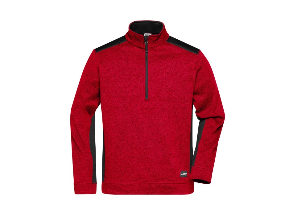 Men's Knitted Workwear Fleece Half-Zip - Strong