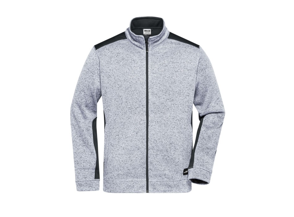 Men's Knitted Workwear Fleece Jacket - Strong