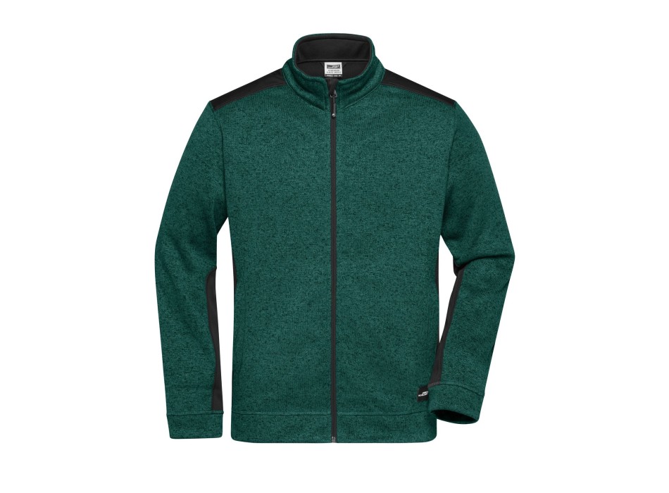 Men's Knitted Workwear Fleece Jacket - Strong