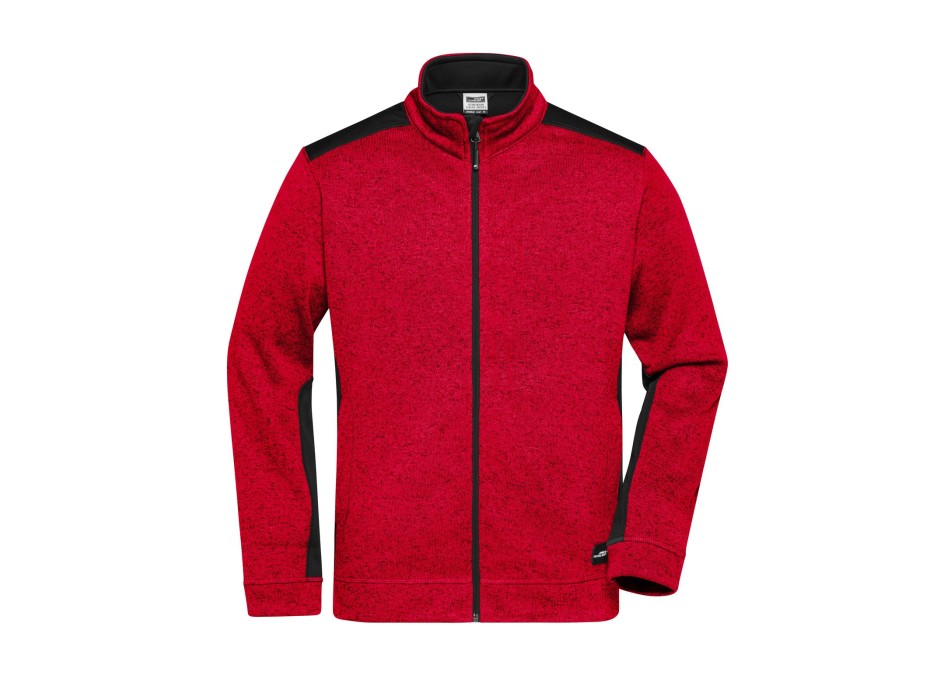 Men's Knitted Workwear Fleece Jacket - Strong