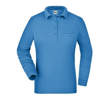 Ladies' Workwear Polo Pocket Longsleeve