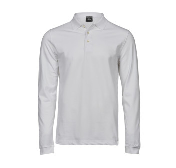 Luxury Stretch Long Sleeve Polo