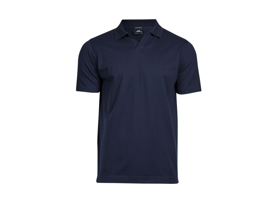 Luxury Stretch V-Neck Polo