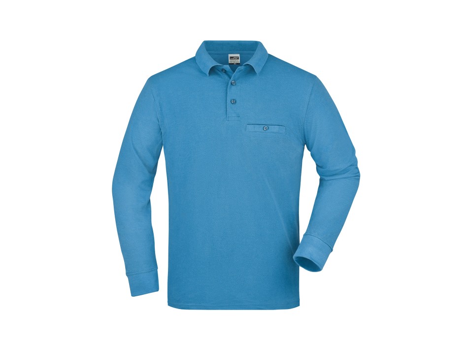 Men's Workwear Polo Pocket Longsleeve