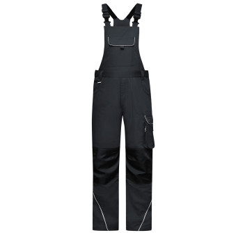 Workwear Pants With Bib - Solid