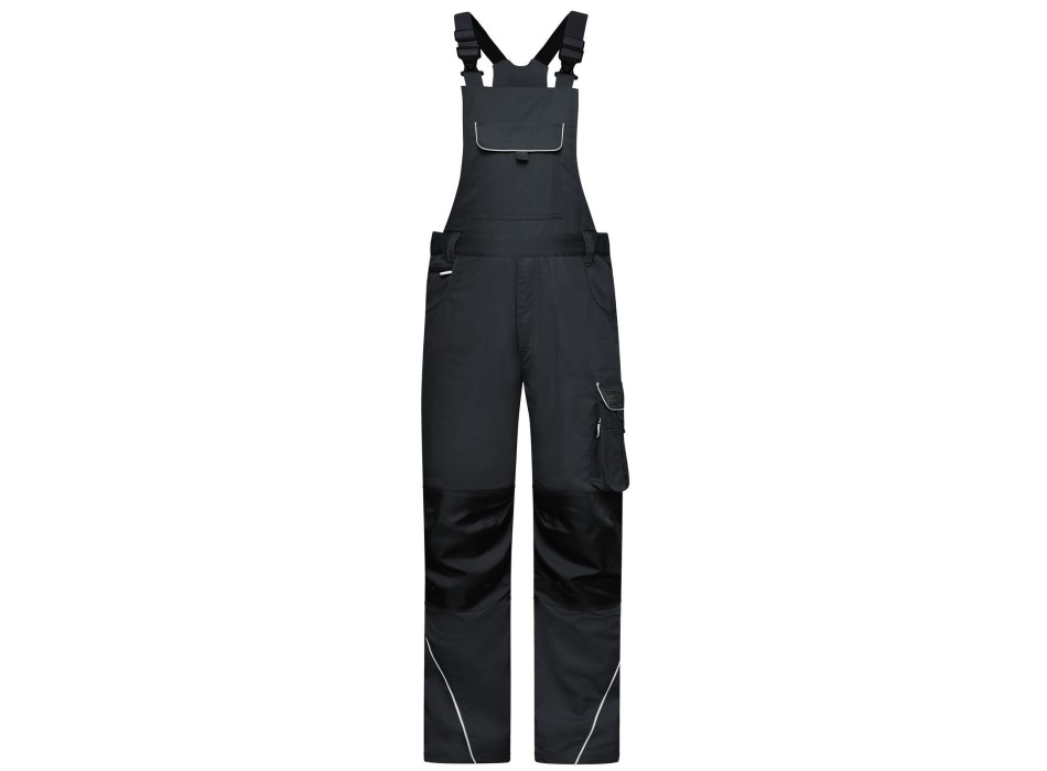 Workwear Pants With Bib - Solid