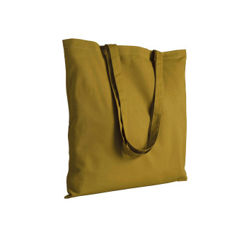 Shopper in cotone 220 g/m2, manici lunghi