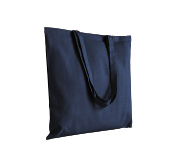 Shopper in cotone/poliestere riciclato 180 g/m2, manici lunghi