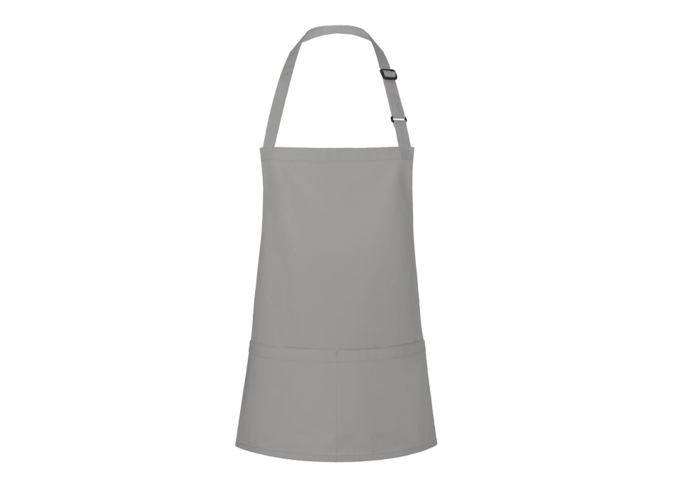 Short Bib Apron Basic With Buckle And Pocket 