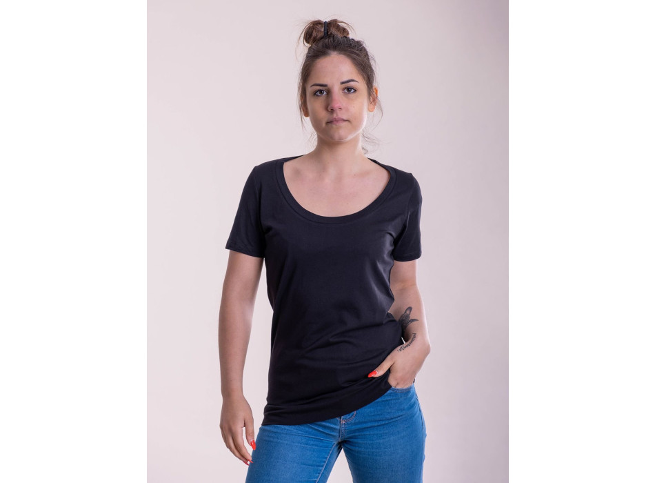 T-shirt donna scollo rotondo