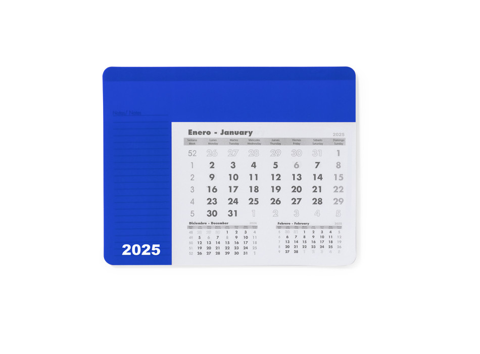 Tappetino Mouse Calendario Rendux