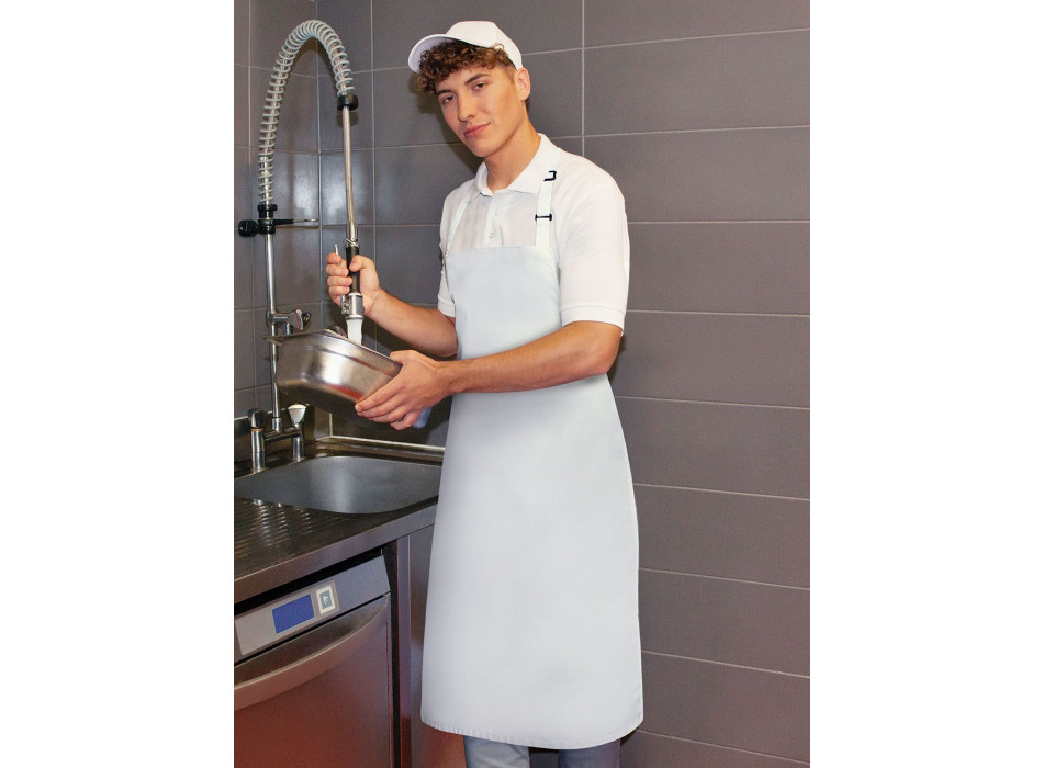 Water-Repellent Bib Apron Basic with Buckle