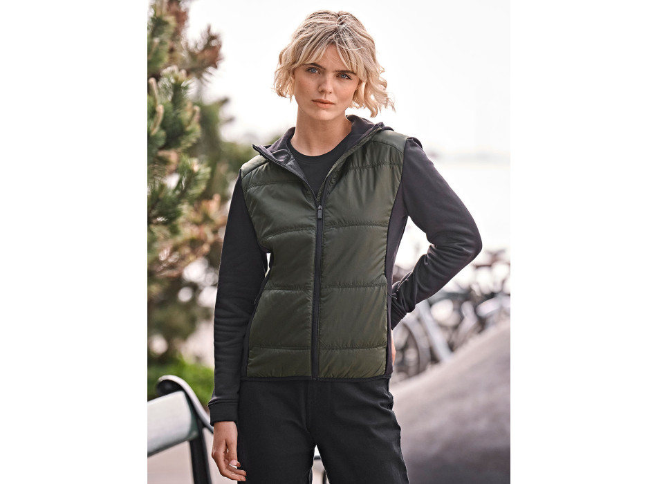 Womens Hybrid-Stretch Hooded Jacket