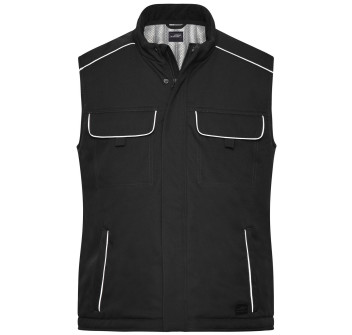 Workwear Softshell Padded Vest - Solid