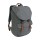 Zaino in poliestere two tone effetto melange con 2 tasche